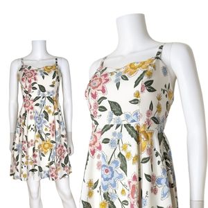 OLD NAVY Floral Cami Dress Summer Skater Dress Small